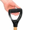 True Temper Union Tools 24 Poly Blade Snow Pusher W/ Wood D-Grip Handle 1630400